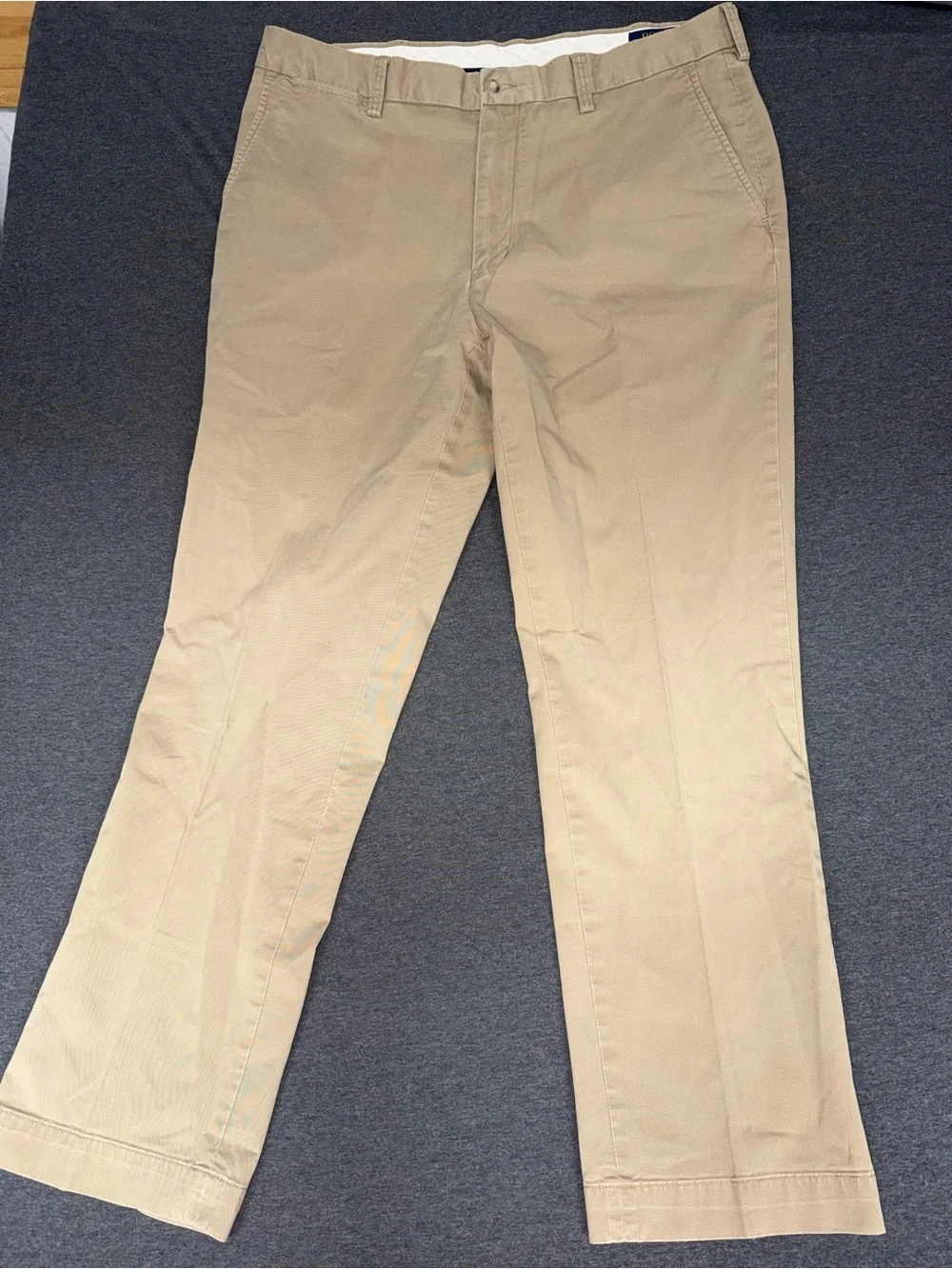 Men's Polo Ralph Lauren Beige Chino Pants - Classic Fit Size 36x32